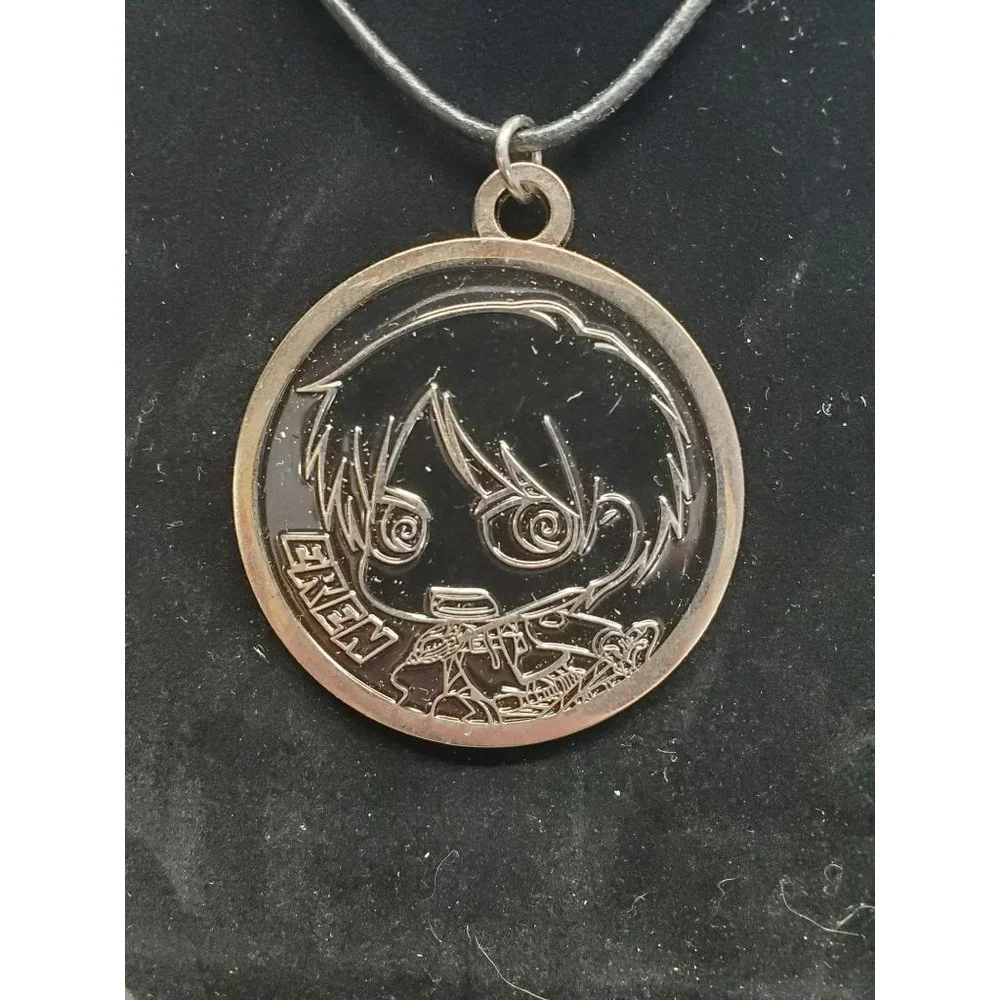 Attack on Titan Eren Necklace with 11 Inch‎ Rope